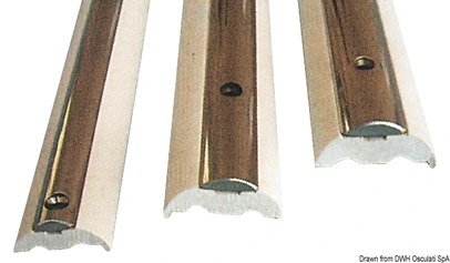 baza za profile - bijeli PVC, 40 mm, presjek 21x5,5 mm
