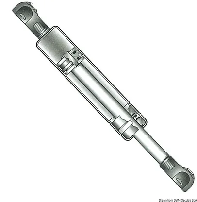 plinska opruga-zadržač - inox, tip kuglice, 254 mm, otpor 14 kg