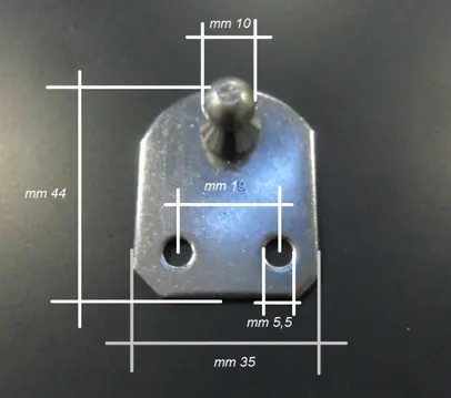 Pločica za fiksiranje plosnata verzija