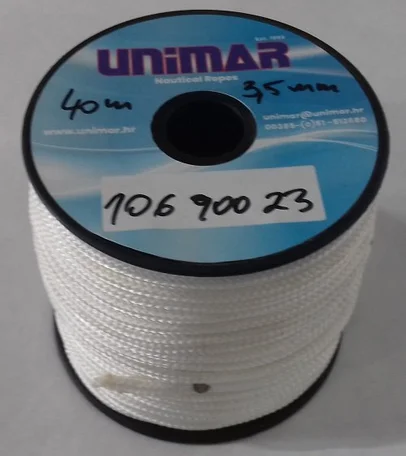 Konop Mini Roll Unimar 3,5 mm bijeli (15m)