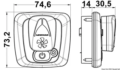 Komande za pramčane propelere Lewmar Blue Generation