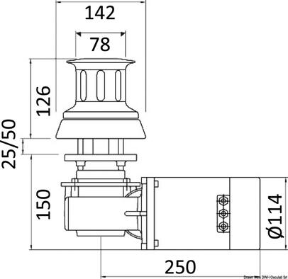 Krmeno vitlo Italwinch Paros Lux inox
