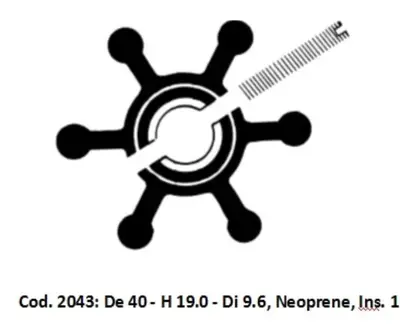 Impeler Ancor JB 4528-0001 JH 09-806B-1