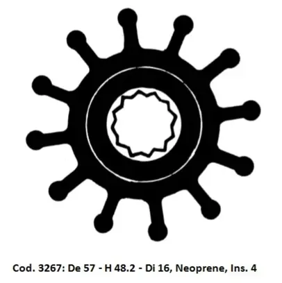 Impeler Ancor JH 09-812B JB 13554-0001