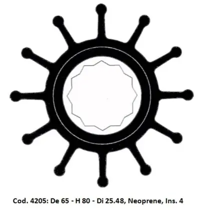 Impeler Ancor JH 09-821B YM119574-42550