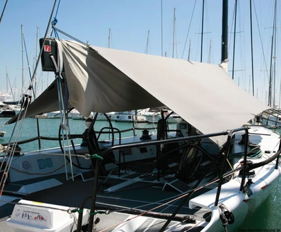 tenda za jedrilice - ''cagnaro'' OCEANSOUTH - 250x240 cm, siva