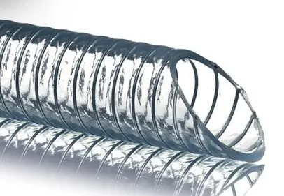 cijev PVC za vodu fi 25 - sa spiralnom pocinčanom žicom