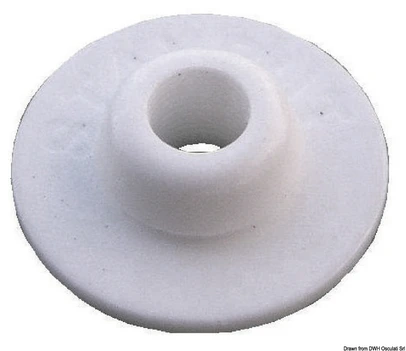 dugme od plastike Stayput kontrapločica bijelo