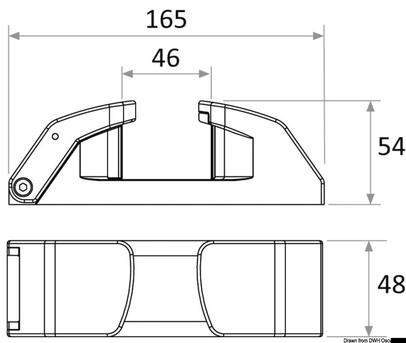 Prolaz za sajle sa sistemom za blokiranje konopa Crab