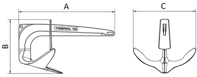 Sidro Trefoil od inoxa s sistemom zatvaranja