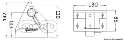 Sigurnosni uređaj Italwinch za blokiranje spuštanja lanca
