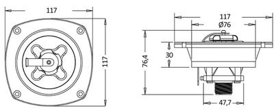 Utičnica za vodu s obale i regulator pritiska