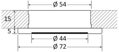 Plafonjera Polis LED