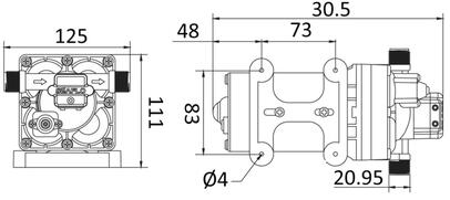 Pumpa vode Europump Smart s 5 ventila