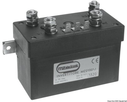 kontrolna kutija MZ Electronic za vitlo 12V za motore od 1500/4000W (2/4 polova)
