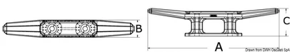 bitva - crna plastika, 175x23x25 mm