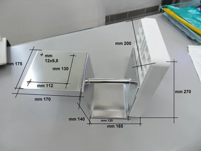 nosač pomoćnog motora za platformu, spušteni model