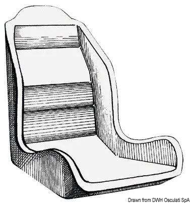 anatomsko sjedalo za stolice - 660x610x508 mm