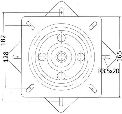 Okretljiva baza za stolice