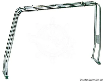 roll bar sklopivi za barke - širina 125/220 cm