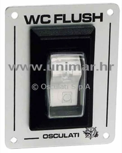 prekidač WC Flush - 12/24V, za električni WC