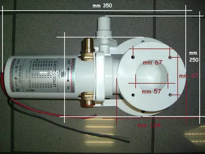 transformacijski kit za WC od ručnog na električni - Classic, 24 V