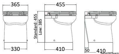 WC Elegant visoki sa pumpom SILENT 80 dB