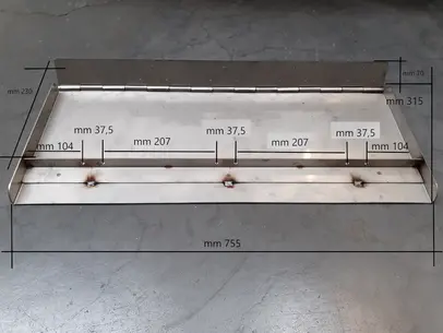 Par flapsova Maxi dubine 300 mm