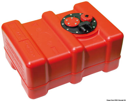 Spremnik za benzin i naftu od narančastog eltexa s odobrenjem