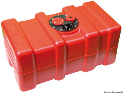 Spremnik za benzin i naftu od narančastog eltexa s odobrenjem