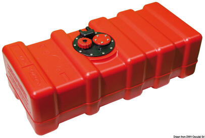 Spremnik za benzin i naftu od narančastog eltexa s odobrenjem