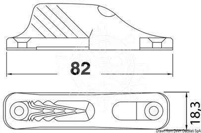 štoper Clamcleats - 3/6 mm, plastika (CL203)