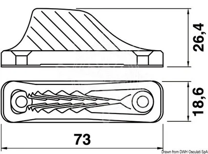 štoper Clamcleats - 4/8 mm, nylon (CL209)