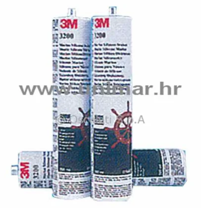 silikonsko ljepilo 3M 3200 Marine - crno, 280 ml