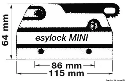 štoper EASYLOCK MINI - trostruki