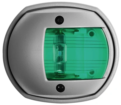 svjetlo navig. Compact 12 LED zeleno desno 112,5° - sivo kučište