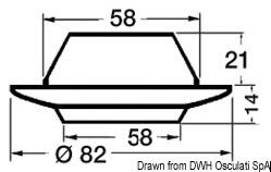 Reflektor LED  BATSYSTEM Comet ugradbeni bez prekidača