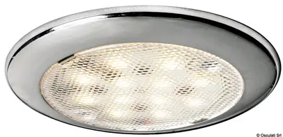 plafonjera LED bez ugradnje Procion - sjajni inox 86 mm