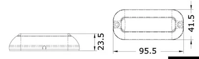 podvodno LED svjetlo bijelo 10/30V 3,6W