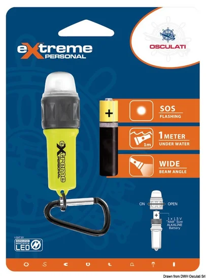 mini baterijska lampa LED Extreme personal