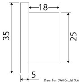 Plafonjera LED slabija verzija ugradbena frontalna
