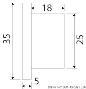 Plafonjera LED slabija verzija ugradbena frontalna