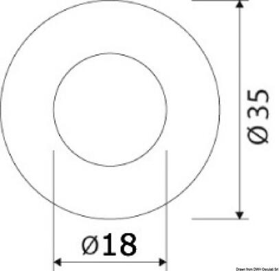 Plafonjera LED slabija verzija ugradbena frontalna