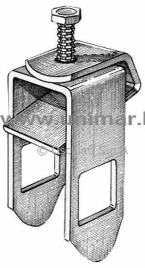 držač za blokiranje bočnih valjaka 40 mm (okvir 60 x 60 mm)