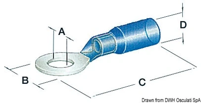 krajevi-terminali tipa oko 4,3 mm