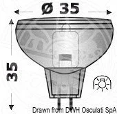 žarulja halogena baza G4 - tip MR11, 12V 20W