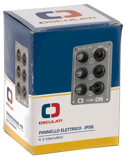 Električna ploča vertikalna od lake legure sive boje