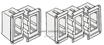 plastični okvir za prekidače - okvir vanjski desni/lijevi