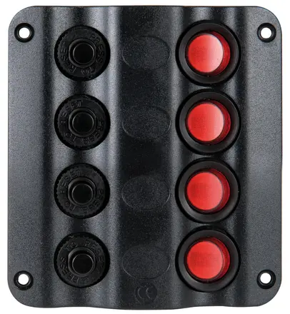 Električna ploča Wave design sa prekidačima "a bascula" LED