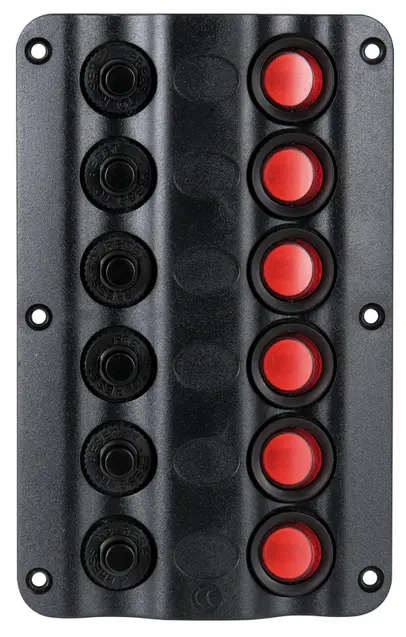 Električna ploča Wave design sa prekidačima "a bascula" LED